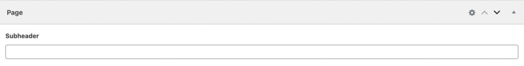 ACF input field