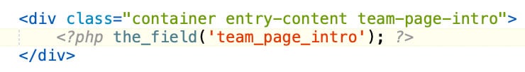 the_field Example
