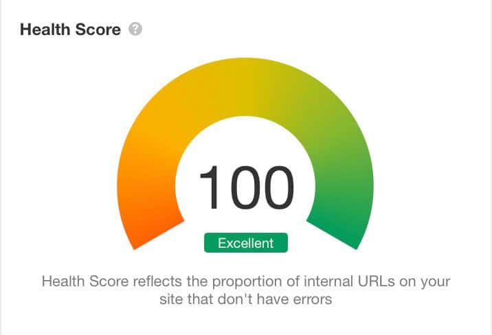 Ahrefs Health Score